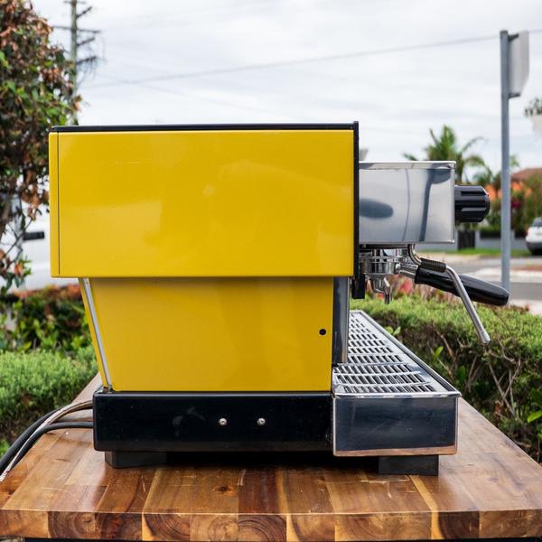 La Marzocco Linea AV Classic 3 Group Espresso Machine Custom Yellow