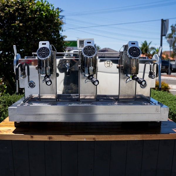 Pre-Loved Custom XLVI STH-9 3 Group Multi Boiler Coffee Machine – Green