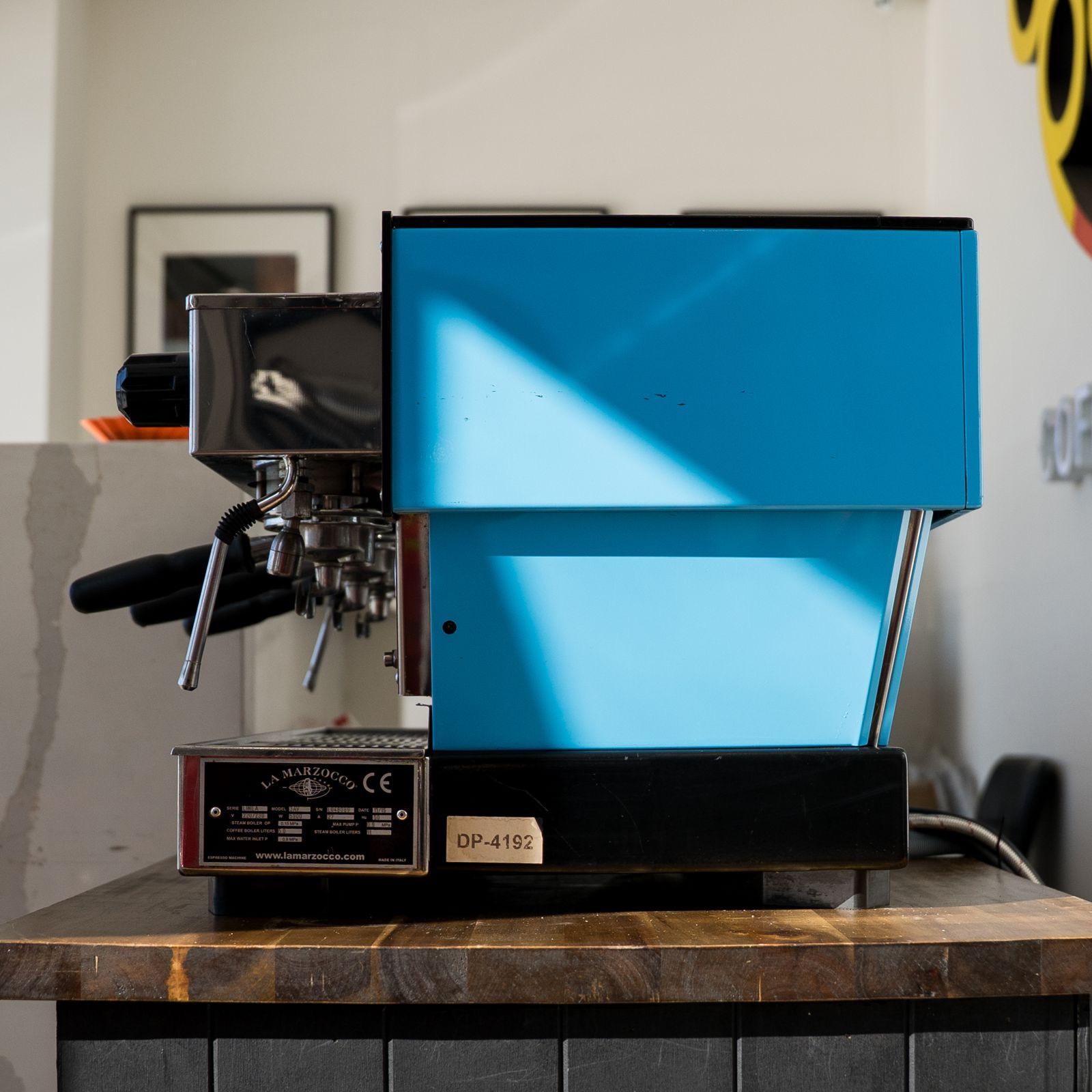 La Marzocco Linea 3 Group Tall Cup Chronos Custom Ocean Blue