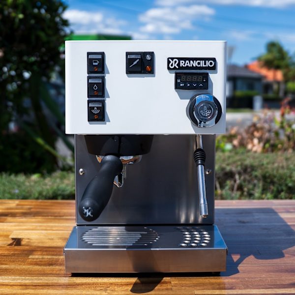 As New – White Rancilio Silvia 2025 V6 with PID Coffee Machine