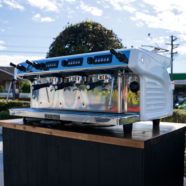 Pre Owned Expobar Ruggero 3 Group Tall Cup White Lever