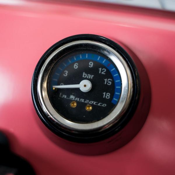 La Marzocco Strada MP 3 Group Espresso Machine Custom Apricot Pink