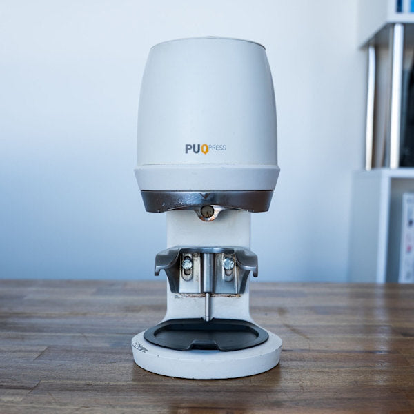Second Hand Puqpress Q2 Automatic Tamper White Serviced Low Use