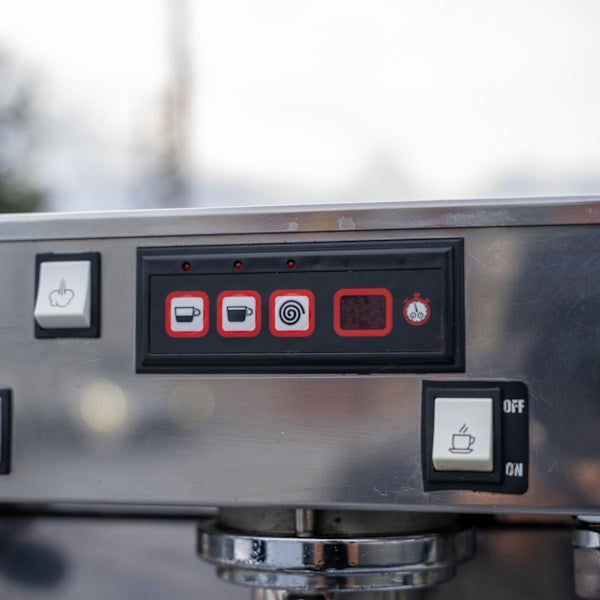 Used La Marzocco Linea 3 Group Custom Canary Yellow with Shot Timers