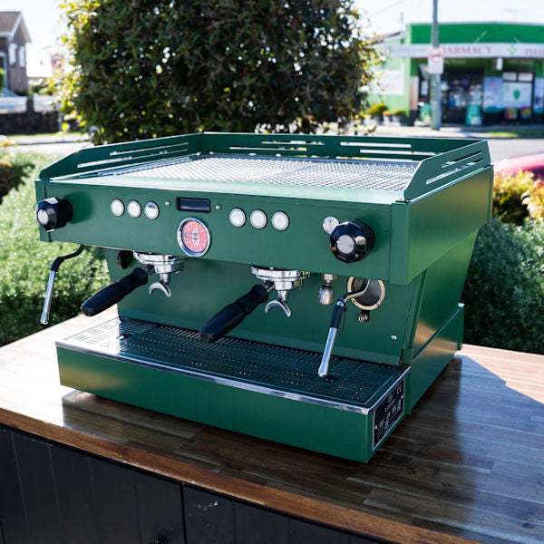 Custom Full Green Pre-Loved La Marzocco PB – 2 Group – Late Model
