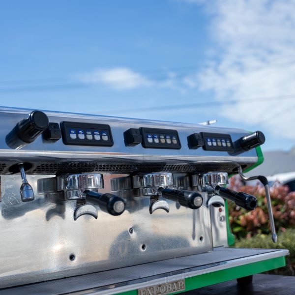 Pre Loved Hulk Green 3 Group Expobar Ruggero Coffee Machine