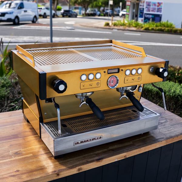 Custom Gold La Marzocco Linea PB 2 Group Low Volume