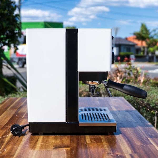 As New – White Rancilio Silvia 2025 V6 with PID Coffee Machine