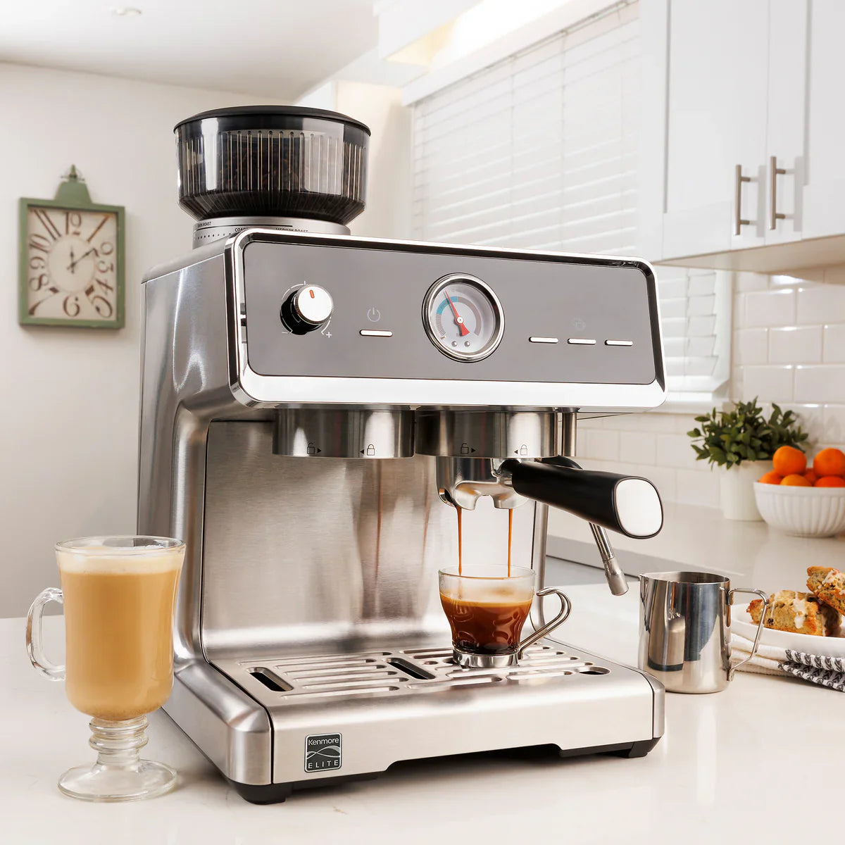 Kenmore Elite Auto-Tamping Espresso Machine