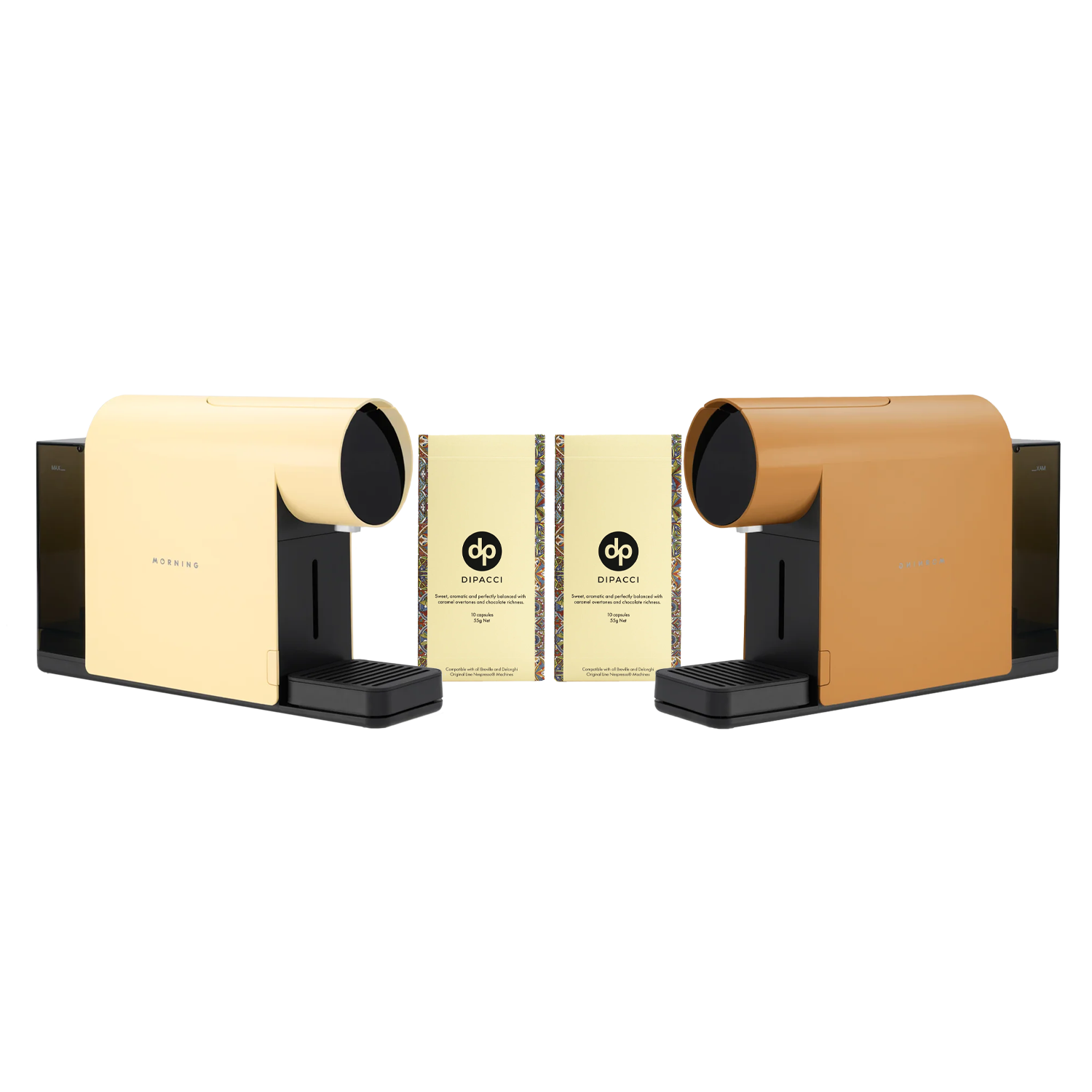 Morning Mini Capsule Coffee Machine + Free 20 Dipacci Capsules