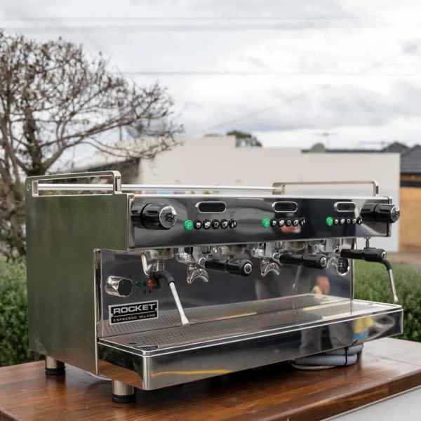 Pre Loved ROCKET 3 GROUP RE A TIMER COFFEE MACHINE