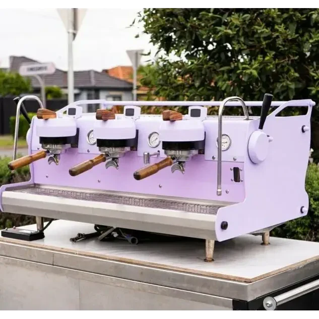 Beautiful Custom 3 Group Synesso Commercial Coffee Machine