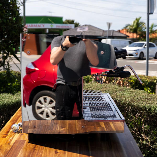 Pre Loved Carimali Pratica 2 group tall cup 15 amp coffee machine