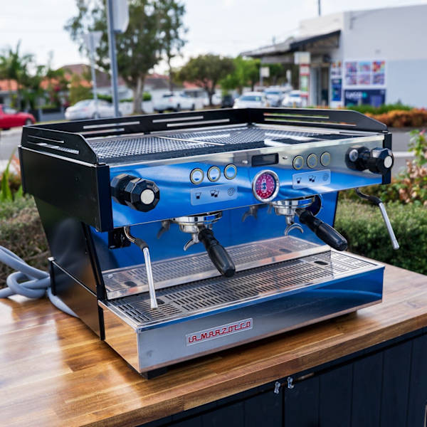 Pre Loved Immaculate 2 Group Custom Black La Marzocco PB