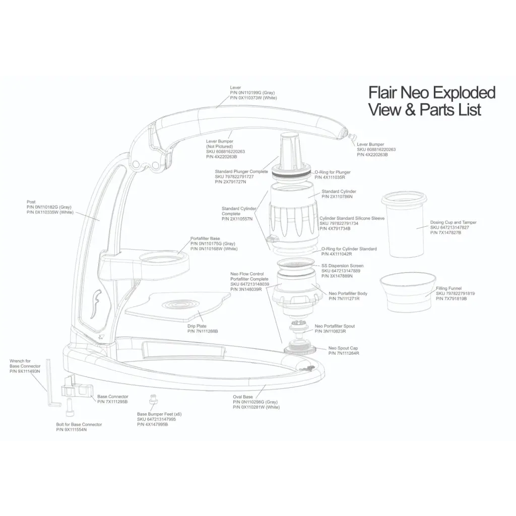 Flair The Neo Espresso Maker - White