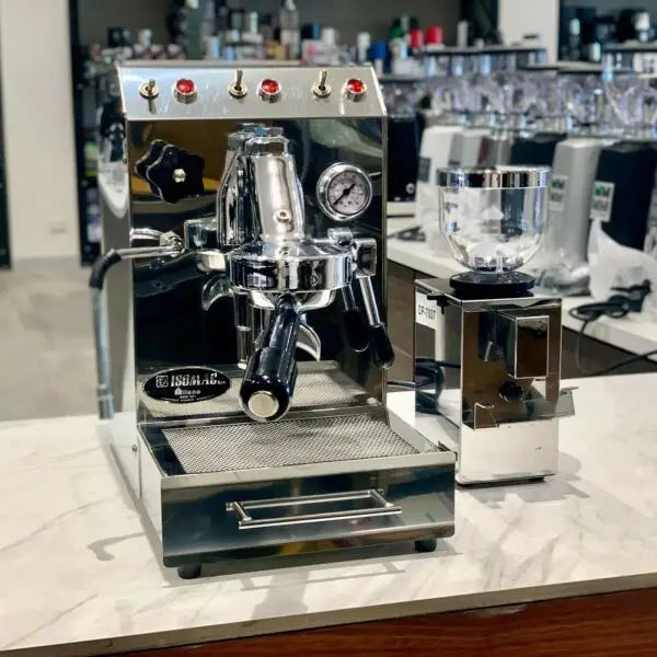 Isomac Zafirio E61 Coffee Machine & Dosseless Grinder