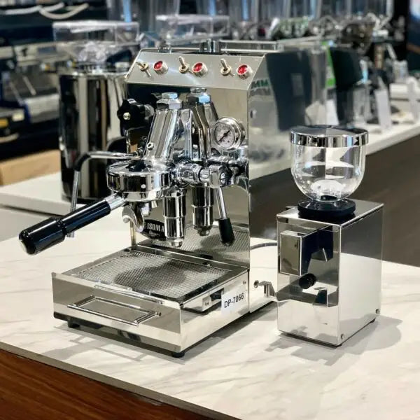 Isomac Zafirio E61 Coffee Machine & Dosseless Grinder