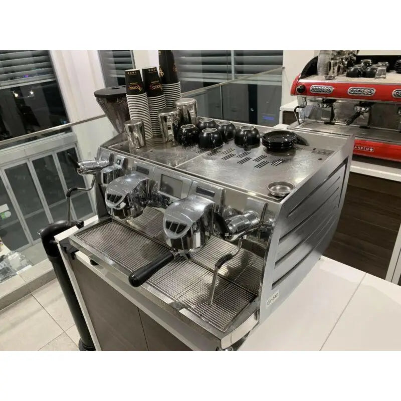 Second Hand 2 Group Black Eagle Commercial Coffee Machine -