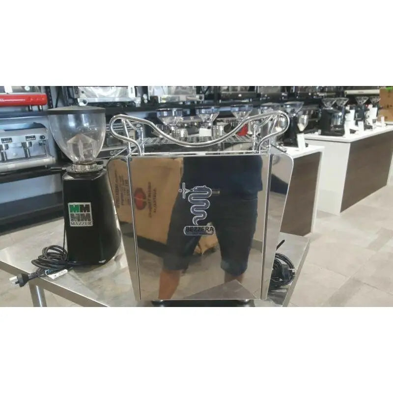 Second Hand Bezzera Domus Coffee Machine&Mazzer Mini Grinder